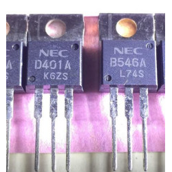 2SD401A 2SB546A D401A B546A NEC New Pair 5PCS/LOT 2SD401A 2SB546A D401A B546A NEC New Pair 5PCS/LOT
