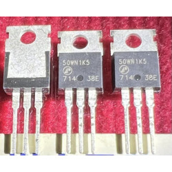 50WN1K5 AP50WN1K5P POWER MOSFET TO-220 500v 5A N-CHANNEL ENHANCEMENT MODE 50WN1K5 AP50WN1K5P POWER MOSFET TO-220 500v 5A N-CHANNEL ENHANCEMENT MODE