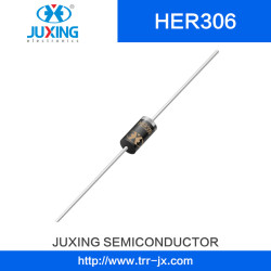 Juxing Her306g Vf1.7V600V3a Ifsm150A High Efficiency Rectifiers Diode with Do-27 Case Juxing Her306g Vf1.7V600V3a Ifsm150A High Efficiency Rectifiers Diode with Do-27 Case
