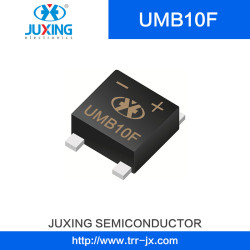 Juxing Umb10f Vrrm1000V Vrms700V Ifsm20A Vf0.5A Surface Mount Bridge Rectifier Diodes with Sof2-4s Case Juxing Umb10f Vrrm1000V Vrms700V Ifsm20A Vf0.5A Surface Mount Bridge Rectifier Diodes with Sof2-4s Case